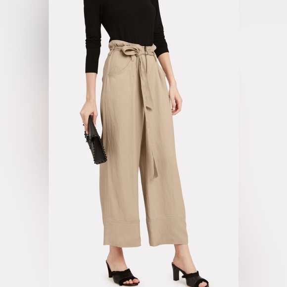 INTERMIX Sam Paperbag Waist Pants - Picture 1 of 5
